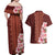 Africa Dashiki Couples Matching Off Shoulder Maxi Dress and Hawaiian Shirt With Belladonna Lily - Wonder Print Shop