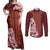 Africa Dashiki Couples Matching Off Shoulder Maxi Dress and Long Sleeve Button Shirt With Belladonna Lily - Wonder Print Shop