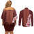 Africa Dashiki Couples Matching Off Shoulder Short Dress and Long Sleeve Button Shirt With Belladonna Lily - Wonder Print Shop