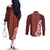 Africa Dashiki Couples Matching Off The Shoulder Long Sleeve Dress and Long Sleeve Button Shirt With Belladonna Lily