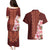 Africa Dashiki Couples Matching Puletasi and Hawaiian Shirt With Belladonna Lily - Wonder Print Shop