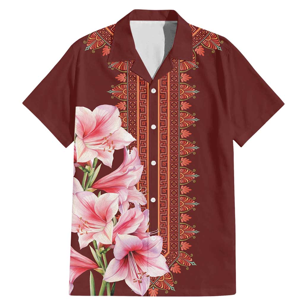 Africa Dashiki Family Matching Mermaid Dress and Hawaiian Shirt With Belladonna Lily - Wonder Print Shop