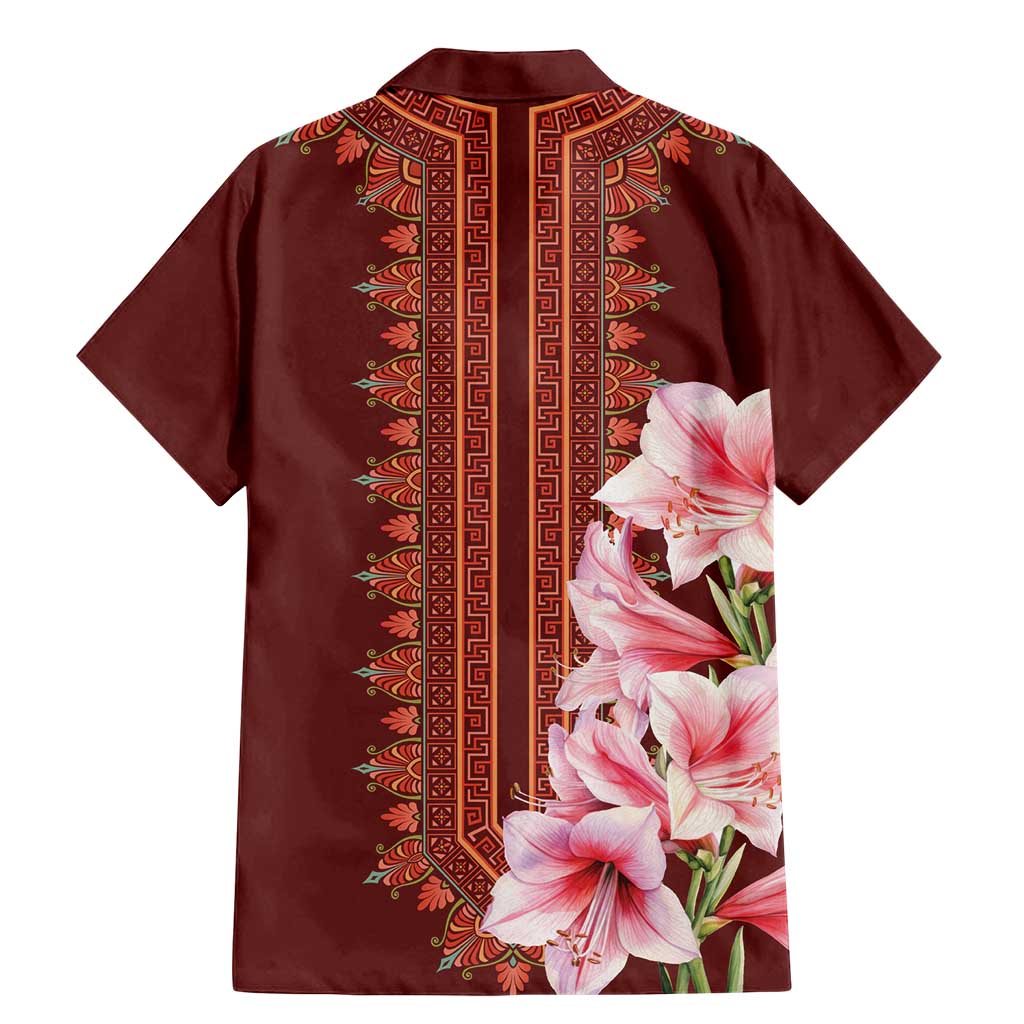 Africa Dashiki Family Matching Mermaid Dress and Hawaiian Shirt With Belladonna Lily - Wonder Print Shop