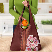 Africa Dashiki Grocery Bag With Belladonna Lily