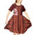 Africa Dashiki Kid Short Sleeve Dress With Belladonna Lily - Wonder Print Shop