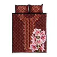 Africa Dashiki Quilt Bed Set With Belladonna Lily - Wonder Print Shop