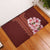 Africa Dashiki Rubber Doormat With Belladonna Lily - Wonder Print Shop