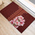 Africa Dashiki Rubber Doormat With Belladonna Lily - Wonder Print Shop