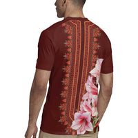 Africa Dashiki Rugby Jersey With Belladonna Lily - Wonder Print Shop