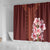 Africa Dashiki Shower Curtain With Belladonna Lily