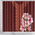 Africa Dashiki Shower Curtain With Belladonna Lily