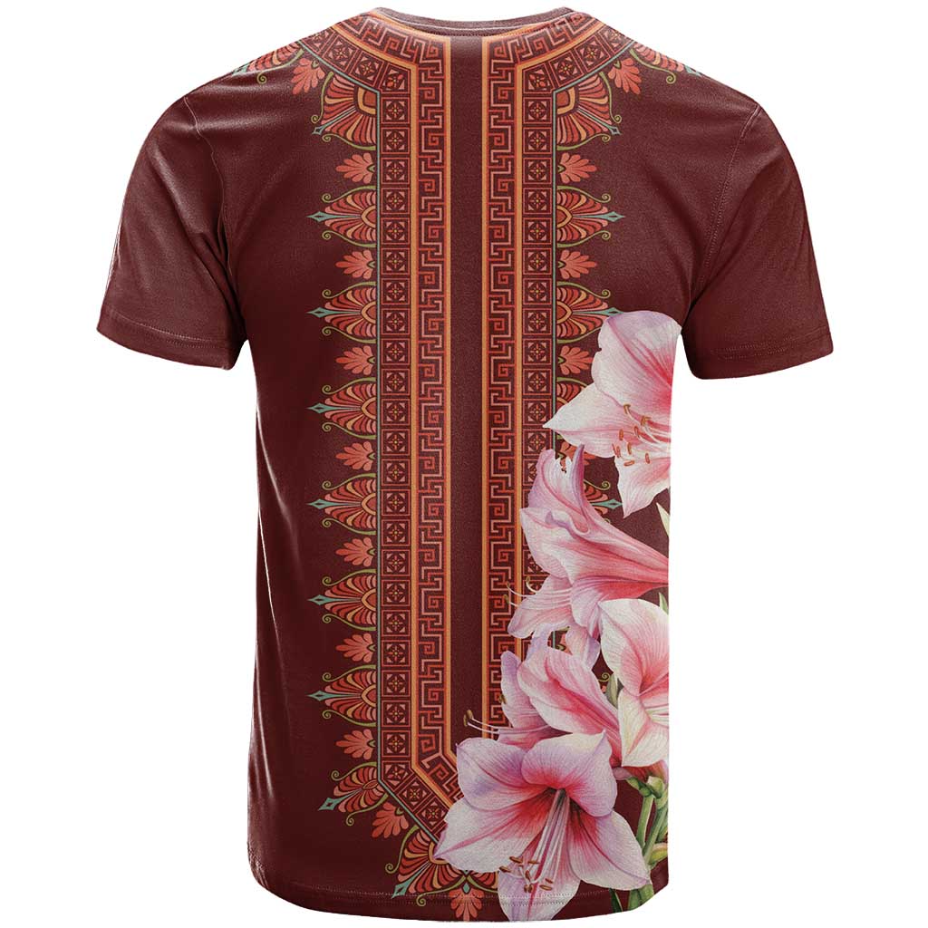 Africa Dashiki T Shirt With Belladonna Lily - Wonder Print Shop