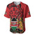 Kenya Baseball Jersey Coat Of Arms With Kente Patterns - Wonder Print Shop