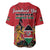 Kenya Baseball Jersey Coat Of Arms With Kente Patterns - Wonder Print Shop