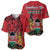 Kenya Baseball Jersey Coat Of Arms With Kente Patterns - Wonder Print Shop