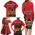 Kenya Family Matching Long Sleeve Bodycon Dress and Hawaiian Shirt Coat Of Arms With Kente Patterns - Wonder Print Shop
