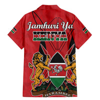 Kenya Family Matching Mermaid Dress and Hawaiian Shirt Coat Of Arms With Kente Patterns - Wonder Print Shop