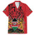 Kenya Family Matching Off Shoulder Maxi Dress and Hawaiian Shirt Coat Of Arms With Kente Patterns - Wonder Print Shop