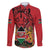 Kenya Family Matching Off Shoulder Maxi Dress and Hawaiian Shirt Coat Of Arms With Kente Patterns - Wonder Print Shop
