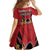 Kenya Family Matching Off Shoulder Short Dress and Hawaiian Shirt Coat Of Arms With Kente Patterns - Wonder Print Shop