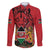 Kenya Family Matching Off Shoulder Short Dress and Hawaiian Shirt Coat Of Arms With Kente Patterns - Wonder Print Shop