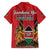 Kenya Hawaiian Shirt Coat Of Arms With Kente Patterns - Wonder Print Shop