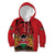 Kenya Kid Hoodie Coat Of Arms With Kente Patterns - Wonder Print Shop