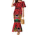 Kenya Mermaid Dress Coat Of Arms With Kente Patterns - Wonder Print Shop