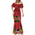 Kenya Mermaid Dress Coat Of Arms With Kente Patterns - Wonder Print Shop
