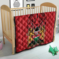 Kenya Quilt Coat Of Arms With Kente Patterns - Wonder Print Shop