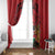 Kenya Window Curtain Coat Of Arms With Kente Patterns - Wonder Print Shop