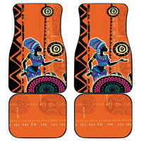 African Woman In Ethnic Dress Car Mats Ethnic Geometric Patterns - Wonder Print Shop