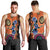 African Woman In Ethnic Dress Men Tank Top Ethnic Geometric Patterns - Wonder Print Shop
