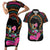 Personalized Africa Couples Matching Short Sleeve Bodycon Dress and Hawaiian Shirt Beautiful Black Woman - Wonder Print Shop
