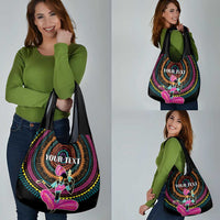 Personalized Africa Grocery Bag Beautiful Black Woman