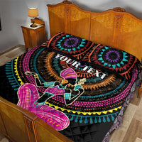 Personalized Africa Quilt Bed Set Beautiful Black Woman - Wonder Print Shop