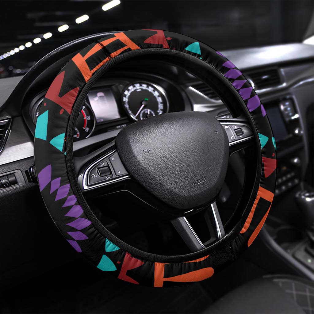 Africa Steering Wheel Cover Beautiful Black Woman - Wonder Print Shop