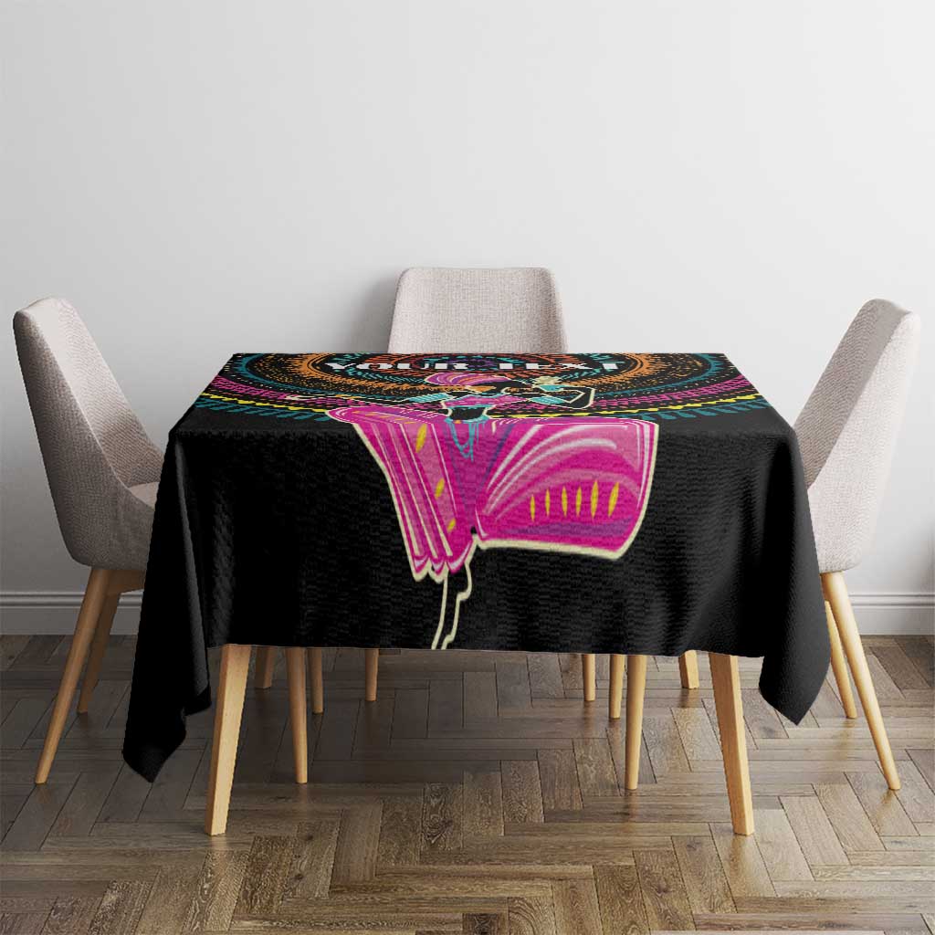 Personalized Africa Tablecloth Beautiful Black Woman - Wonder Print Shop