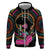 Personalized Africa Zip Hoodie Beautiful Black Woman - Wonder Print Shop