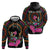 Personalized Africa Zip Hoodie Beautiful Black Woman - Wonder Print Shop