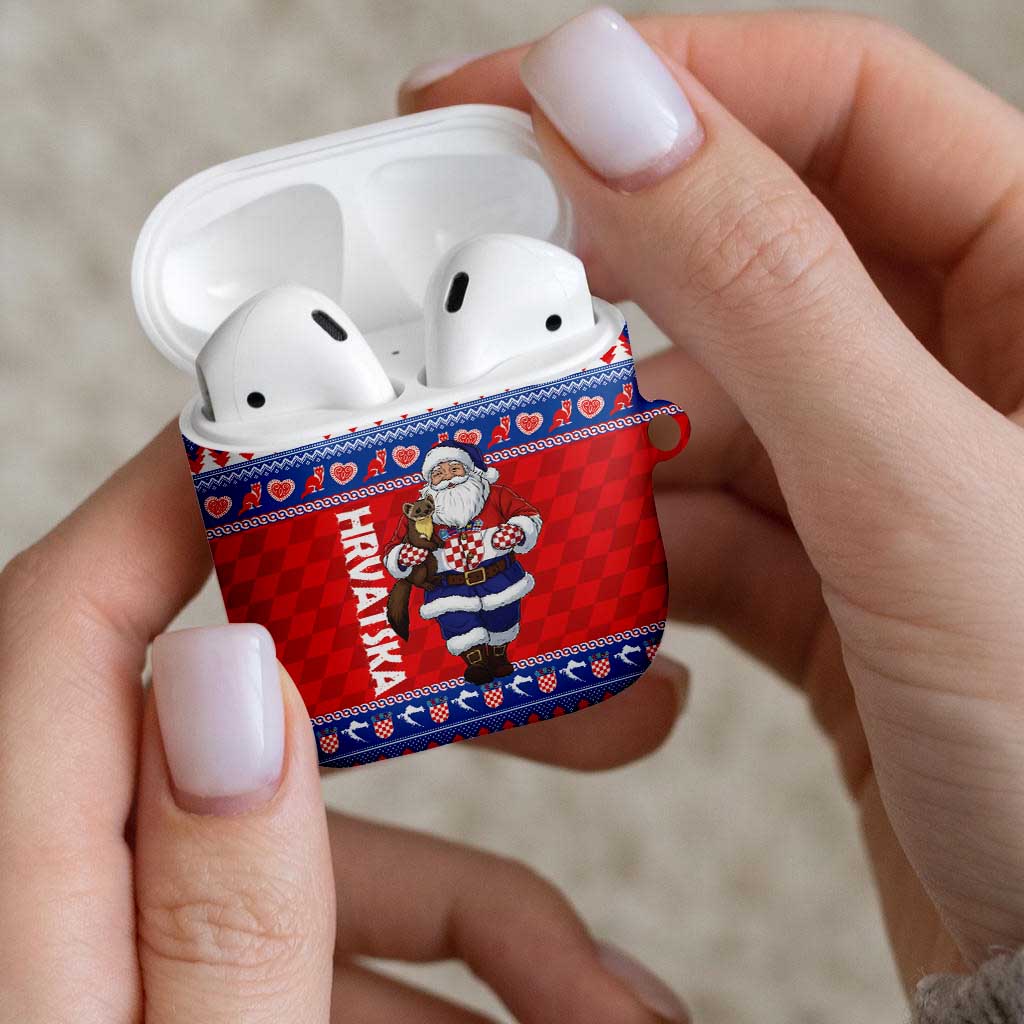 Croatia Christmas AirPods Case Djed Bozicnjak Hrvatska - Wonder Print Shop