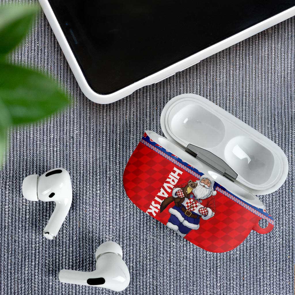 Croatia Christmas AirPods Case Djed Bozicnjak Hrvatska - Wonder Print Shop