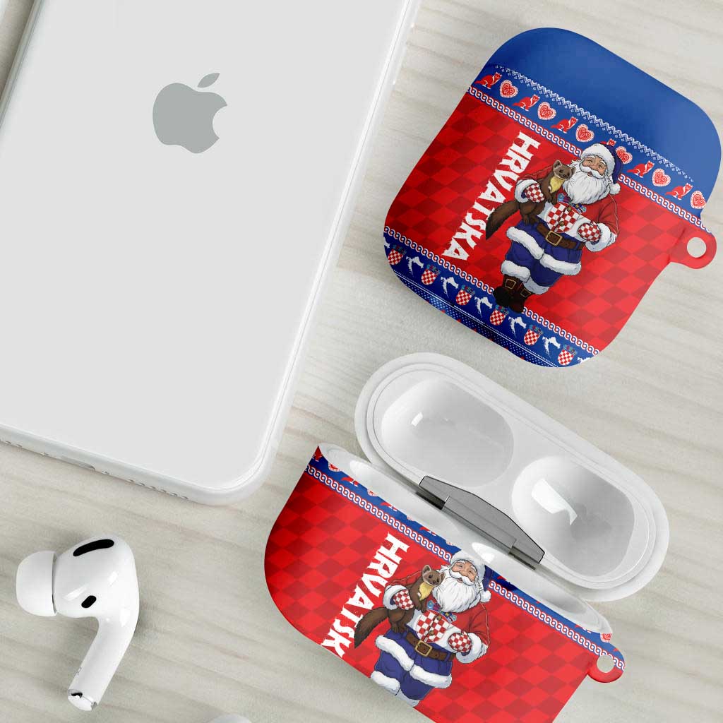 Croatia Christmas AirPods Case Djed Bozicnjak Hrvatska - Wonder Print Shop
