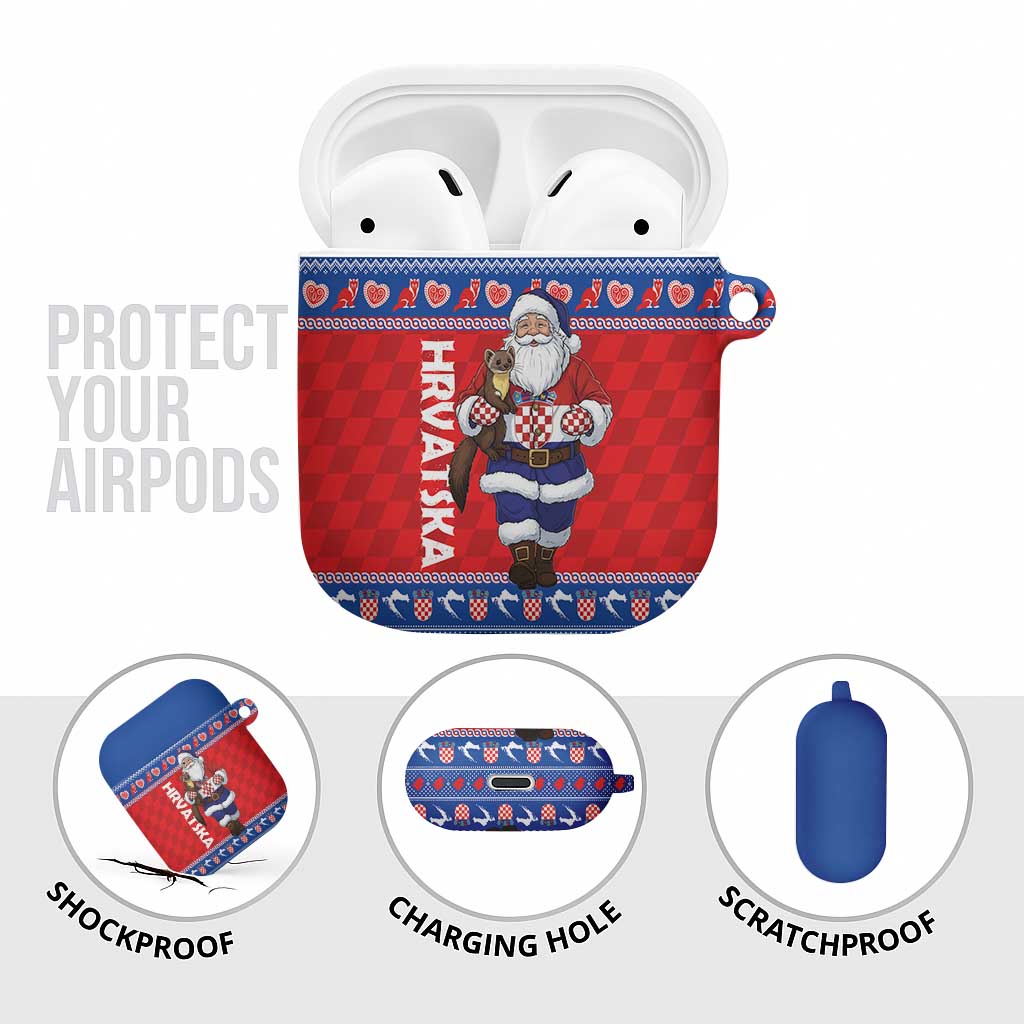 Croatia Christmas AirPods Case Djed Bozicnjak Hrvatska - Wonder Print Shop