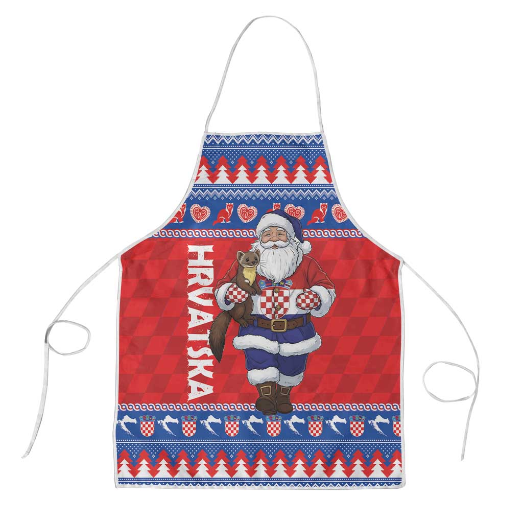 Croatia Christmas Apron Djed Bozicnjak Hrvatska - Wonder Print Shop
