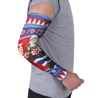 Croatia Christmas Arm Sleeves Djed Bozicnjak Hrvatska - Wonder Print Shop