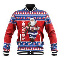 Croatia Christmas Baseball Jacket Djed Bozicnjak Hrvatska - Wonder Print Shop