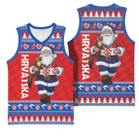 Croatia Christmas Basketball Jersey Djed Bozicnjak Hrvatska - Wonder Print Shop