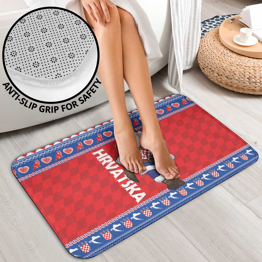 Croatia Christmas Bathroom Set Djed Bozicnjak Hrvatska - Wonder Print Shop