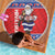 Croatia Christmas Beach Blanket Djed Bozicnjak Hrvatska - Wonder Print Shop